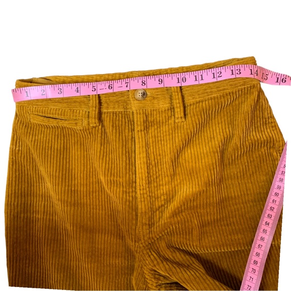Madewell Cropped Wide-Leg Golden Corduroys Sz 26 - Picture 9 of 14